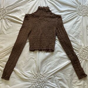 Dynamite Chiffon Long Sleeve Top
